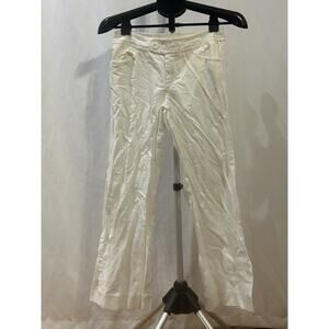 Martin + Osa Cotton and Linen White Pants Women's size 0